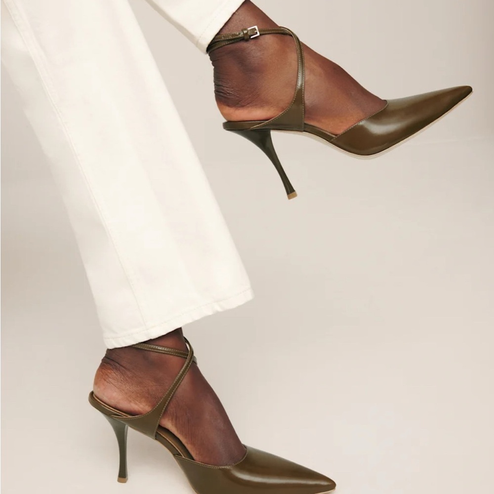 Reformation Camille Pippa Pump Elegant Women's Heels Sz 10.5